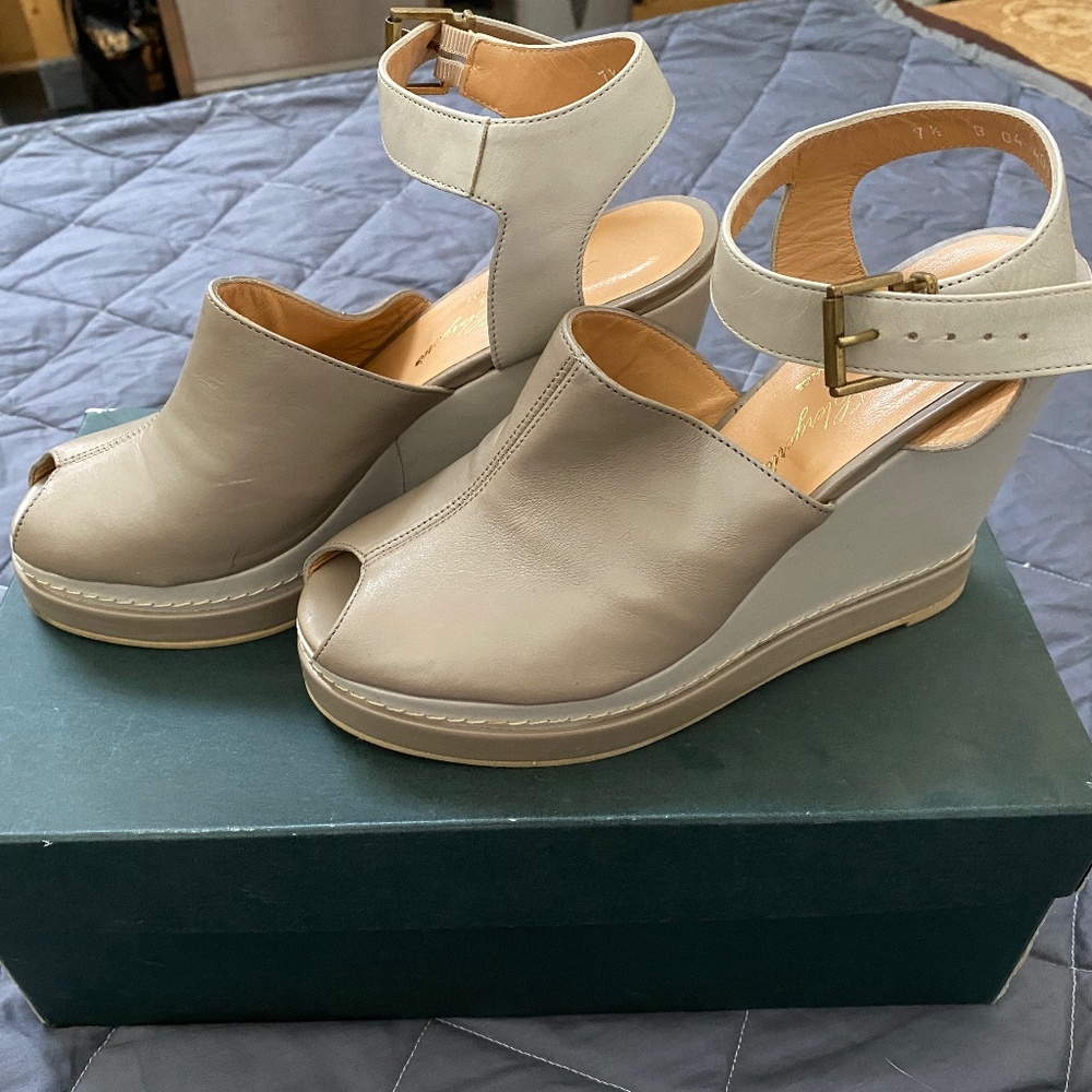 Robert Clegerie platform wedge sandals